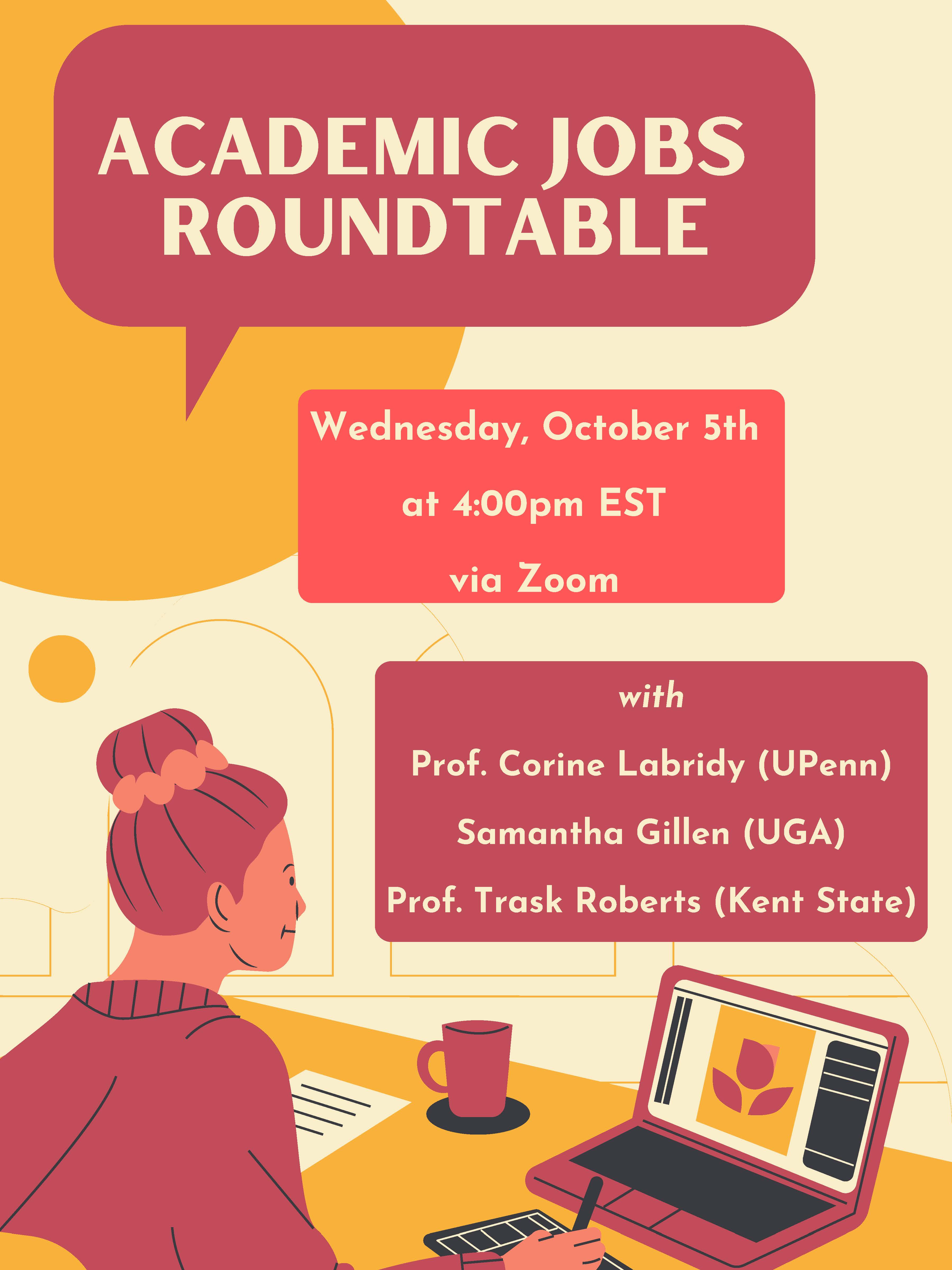 Academic Jobs Roundtable French and Francophone Studies